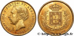 PORTUGAL 5000 Reis Louis Ier 1863 