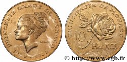 MONACO Essai en or de 10 Francs princesse Grace de Monaco 1982 Paris