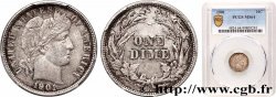 UNITED STATES OF AMERICA 1 Dime Barber 1901 Philadelphie