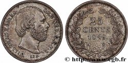 PAYS-BAS - ROYAUME DES PAYS-BAS - GUILLAUME III 25 Cents 1849 Utrecht fVZ 