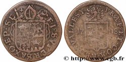 SWITZERLAND - CANTON OF VALAIS 1 Batzen François-Joseph Supersaxo évêque de Sion 1708 