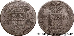 SUISSE - CANTON DU VALAIS 1 Batzen canton du Valais (Sitten) frappe au nom de l’évêque François-Joseph Supersaxo 1710 