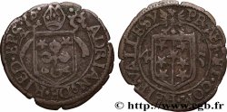 SUISSE - CANTON DU VALAIS 1/2 Batzen frappe au nom de l’évêque Adrian III von Riedmatten 1645 