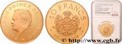 MONACO Piéfort Or de 10 francs 1974 Paris