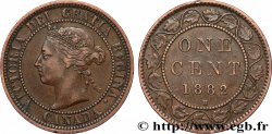 CANADA 1 Cent Victoria 1882 Heaton
