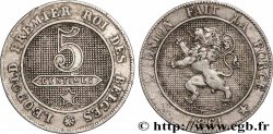 BELGIQUE 5 Centimes lion 1861 Bruxelles