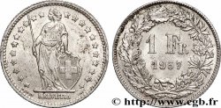 SUISSE 1 Franc Helvetia 1957 Berne - B