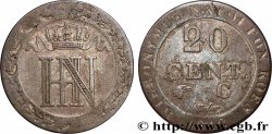 GERMANY - KINGDOM OF WESTPHALIA 20 Cent. monogramme de Jérôme Napoléon 1812 Cassel - C