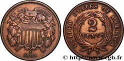 UNITED STATES OF AMERICA 2 Cents Bouclier 1865 Philadelphie