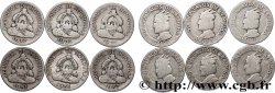 HONDURAS Lot 6 x 50 Centavos 1931-1951 Philadelphie