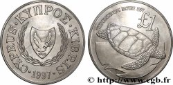 CYPRUS 1 Pound tortue verte 1997 