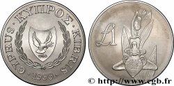 CYPRUS 1 Pound Orchidée de Chypre 1999 