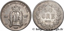 SWEDEN 50 Ore Oscar II 1875 Copenhague