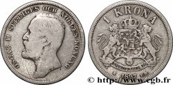 SWEDEN 1 Krona Oscar II 1897 
