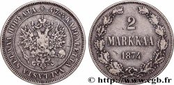 FINLAND 2 Markkaa aigle bicéphale 1874 Helsinki