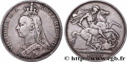 UNITED KINGDOM 1 Crown Victoria buste du jubilé 1889 Lindres