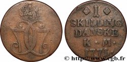 DANEMARK 1 Skilling Christian VII 1771 Copenhague