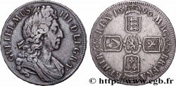 GROSSBRITANIEN - WILHELM III. 1 Crown 1696  fSS 