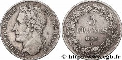 ARGENT D&nbsp;INVESTISSEMENT 5 Francs Léopold Ier tête laurée 1849 