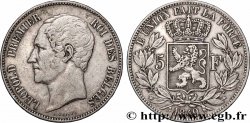 ARGENT D&nbsp;INVESTISSEMENT 5 Francs tête nue 1849 Bruxelles