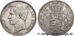 ARGENT D&nbsp;INVESTISSEMENT 5 Francs Léopold Ier tête nue 1851 