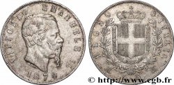 ARGENT D&nbsp;INVESTISSEMENT 5 Lire Victor Emmanuel II 1870 Milan
