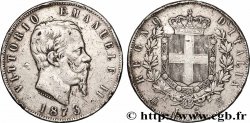 ARGENT D&nbsp;INVESTISSEMENT 5 Lire Victor Emmanuel II 1873 Milan TB+ 