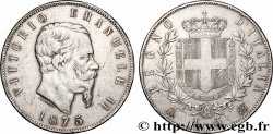ARGENT D&nbsp;INVESTISSEMENT 5 Lire  1875 Milan