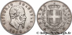 SILBER-INVESTMENT 5 Lire  1875 Milan