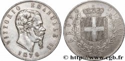 SILVER INVESTMENT 5 Lire  1876 Rome