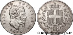 ARGENT D&nbsp;INVESTISSEMENT 5 Lire  1876 Rome
