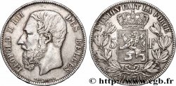 PLATA INVERSIÓN 5 Francs 1870 Bruxelles
