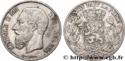 PLATA INVERSIÓN 5 Francs  1871 Bruxelles