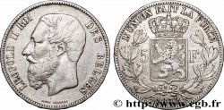 SILBER-INVESTMENT 5 Francs  1872 Bruxelles