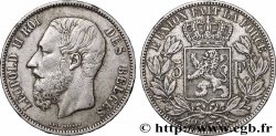 ARGENT D&nbsp;INVESTISSEMENT 5 Francs  1873 Bruxelles TTB 