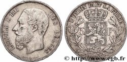 SILBER-INVESTMENT 5 Francs  1873 Bruxelles