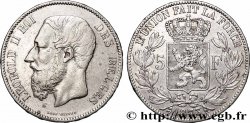ARGENT D&nbsp;INVESTISSEMENT 5 Francs  1873 Bruxelles