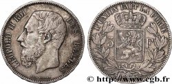 ARGENT D&nbsp;INVESTISSEMENT 5 Francs  1873 Bruxelles