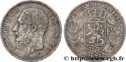 ARGENT D&nbsp;INVESTISSEMENT 5 Francs  1873 Bruxelles