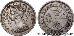 HONG KONG 10 Cents Victoria 1863 Londres