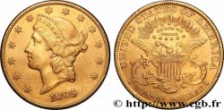 OR, PALLADIUM ET PLATINE INVESTISSEMENT 20 Dollars &nbsp;Liberty&nbsp; 1895 Philadelphie