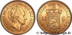 GOLD, PALLADIUM & PLATINUM INVESTMENT 10 Gulden, 4e type Wilhelmina 1925 Utrecht