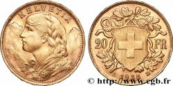 OR, PALLADIUM ET PLATINE INVESTISSEMENT 20 Francs &nbsp;Vreneli&nbsp; 1935 Berne