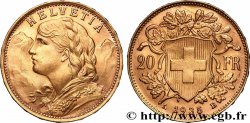 OR, PALLADIUM ET PLATINE INVESTISSEMENT 20 Francs &nbsp;Vreneli&nbsp; 1935 Berne