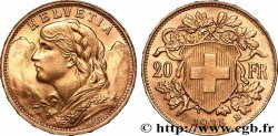 ORO, PALLADIO E PLATINO: INVESTIMENTI 20 Francs &nbsp;Vreneli&nbsp; 1935 Berne