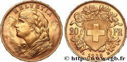 ORO, PALLADIO E PLATINO: INVESTIMENTI 20 Francs &nbsp;Vreneli&nbsp; 1935 Berne