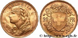 ORO, PALADIO Y PLATINO INVERSIÓN 20 Francs or &nbsp;Vreneli&nbsp; 1947 Berne