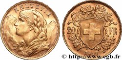 GOLD-, PALLADIUM- UND PLATIN-INVESTITIONEN 20 Francs or &nbsp;Vreneli&nbsp; 1947 Berne