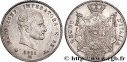 ITALY - KINGDOM OF ITALY - NAPOLEON I 5 Lire 1811 Milan