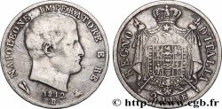 ITALY - KINGDOM OF ITALY - NAPOLEON I 2 Lire 1812 Bologne